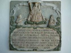 Steinerne Gedenktafel von 1738